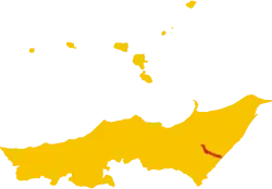 Locatie van Furci Siculo in Messina (ME)