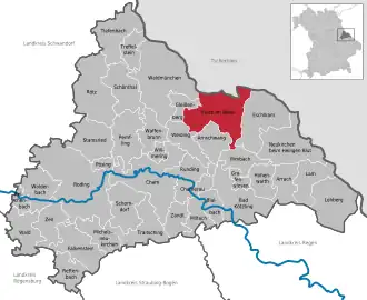 Kaart van Furth im Wald