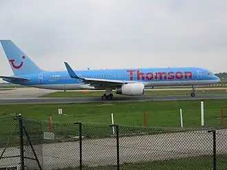 Een Boeing 757 van TUI Airways