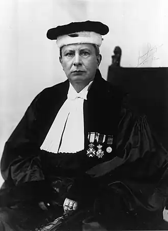 Kirberger in toga, ca. 1932