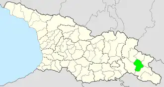 Kaart van Goerdzjaani