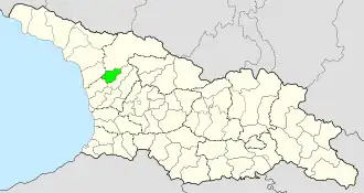 Kaart van Tsalendzjicha