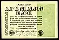 1 miljoen Mark (9 augustus 1923)
