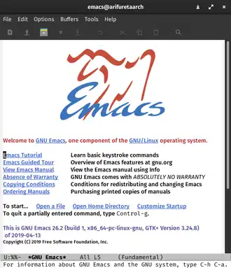 GNU Emacs 26.2