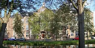 Het mavo gebouw aan de Burg.&nbsp;Martenssingel