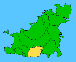 Forest binnen Guernsey