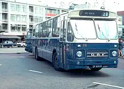 Daf bus 74 op lijn 4 op het Stationsplein
