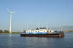 GVB Pont 9 op het Noordzeekanaal bij Buitenhuizen