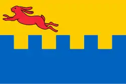 Vlag van de gemeente Gaasterland-Sloten