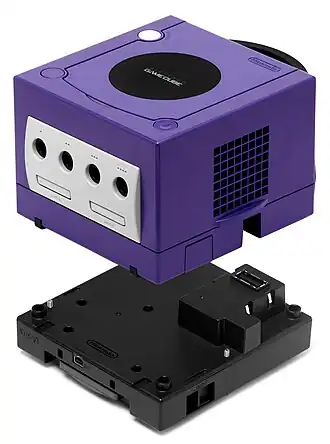 Game Boy Player onder een GameCube