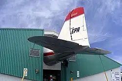 Buitenkant van het luchtvaartmuseum