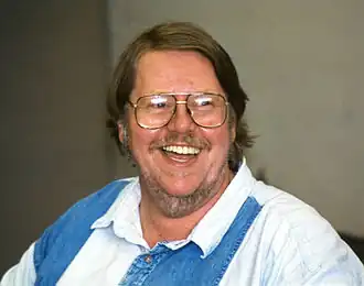 Gardner Dozois tijdens de Clarion West Writers Workshop in 1998