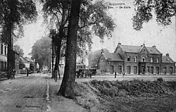 Station Buizingen omstreeks 1900