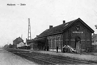 Station Malderen in 1900
