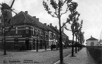 Station Meulebeke (rechts) omstreeks 1900