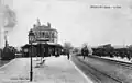 Het station in 1900