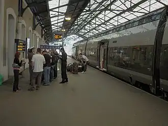 AGC treinstel op het station.