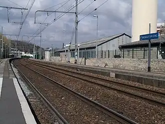 Overzicht van het station.