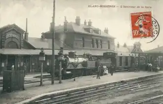 Het vroegere station Blanc-Misseron