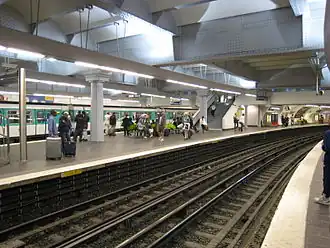 Het perron van Gare de l'Est