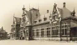 Stationsgebouw in 1904