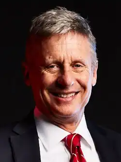 Voormalig Gouverneur Gary Johnson uit New Mexico Libertarische Partij