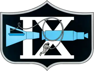 Het missielogo van Gemini 9A