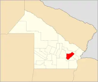 Kaart van departement