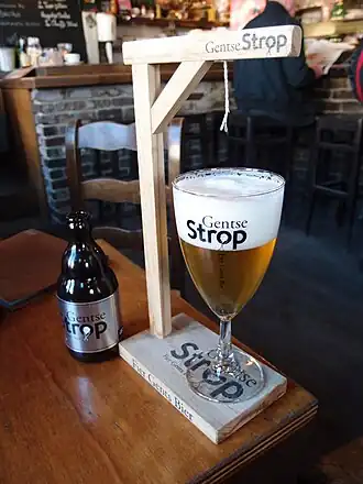 Gentse Strop met glas