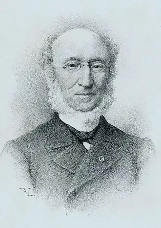 Lithografie vervaardigd door Florimond Van Loo, onder meer gebruikt in het postuum (1895) uitgegeven werk Uit Vader Bergmann's Gedenkschriften.BERGMANN G.K.L., Uit Vader bergmann's Gedenkschriften, 1895 (dbnl)