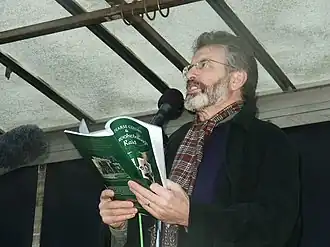 Gerry Adams in 2001