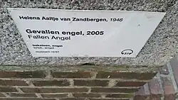 Bordje Gevallen engel (oktober 2019)