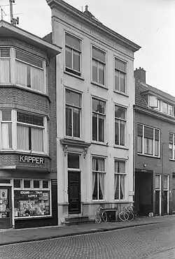 Langebrug 107, waar J.C. Bloem zijn hbs-tijd doorbracht