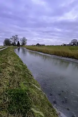 Het Geweide langs het Boer Goensepad, tussen het Abbemaar (Noordermolen) en de Lageweg.