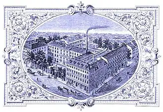 Het oude gebouw in Leipzig