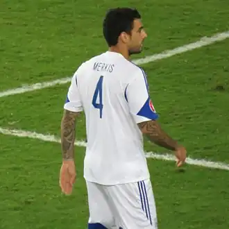 Merkis in 2015 als speler van Cyprus