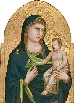 Maria met Kind, ca.&nbsp;1325-1330, tempera en goud op paneel, National Gallery of Art, Washington