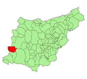 Kaart van Arrasate o Mondragón