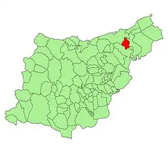 Kaart van Astigarraga