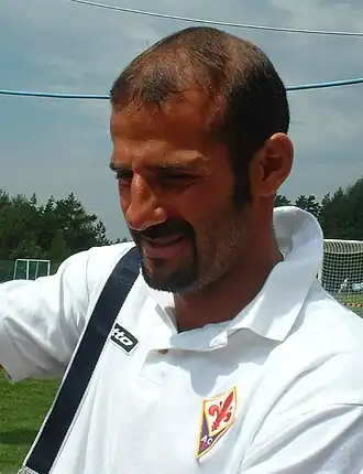 Giuseppe Pancaro als speler van ACF Fiorentina in 2005