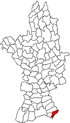 Kaart van Giuvărăști