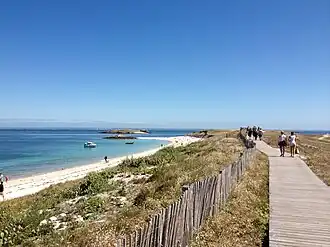 strand van Île Saint-Nicolas