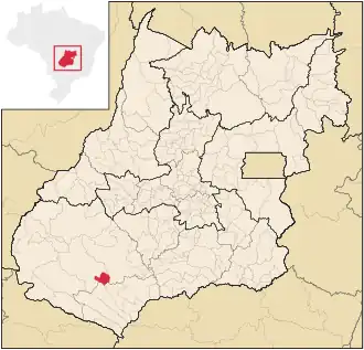 Kaart van Aparecida do Rio Doce