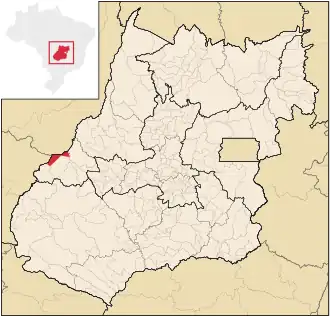 Kaart van Aragarças