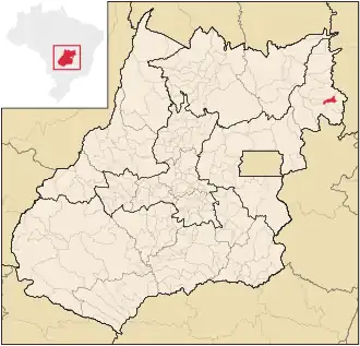 Kaart van Buritinópolis