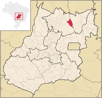 Kaart van Colinas do Sul