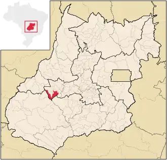 Kaart van Ivolândia