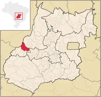 Kaart van Montes Claros de Goiás