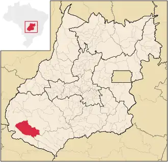 Kaart van Serranópolis