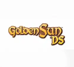 Het logo van Golden Sun DS.